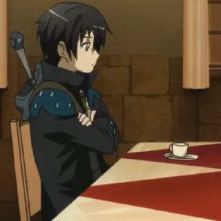 🗡 emoji Kirito Telegram sticker 5 of 46