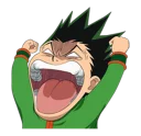 😡 emoji Hunter X Hunter Telegram sticker 18 of 34