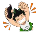👍 emoji Hunter X Hunter Telegram sticker 13 of 34