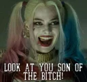😏 emoji Harley Quinn Telegram sticker 13 of 16