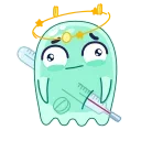 🤮 emoji Зелёная птичка @Stickersnew Telegram sticker 20 of 23