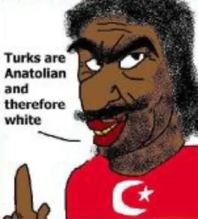 🇹🇷 emoji we are whites Telegram sticker 10 of 27