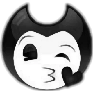😘 emoji Bendy Telegram sticker 14 of 22