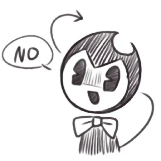 ❌ emoji Bendy Telegram sticker 21 of 22