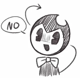 🔳 emoji bendy Telegram sticker 19 of 75