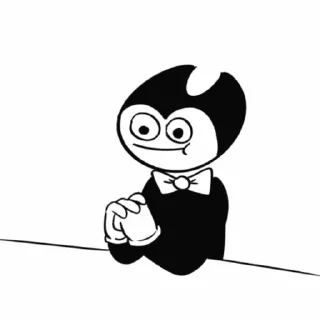 Sticker from bendy