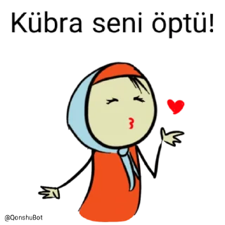 💋 emoji Kübra @Qonshubot Telegram sticker 19 of 31