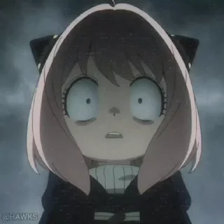 😨 emoji 🎥 Anya Forger-2 (@TodorokiShouto) Telegram sticker 11 of 50