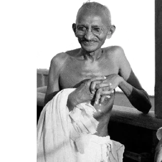 Sticker from Gandhi