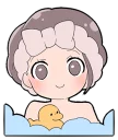 Sticker from Little cute girl Momo