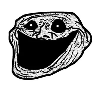 😉 emoji Trollface Telegram sticker 18 of 62