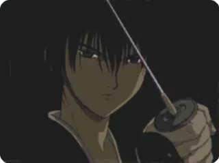 🤨 emoji Sebastian's Ruroni Kenshin pac Telegram sticker 11 of 14