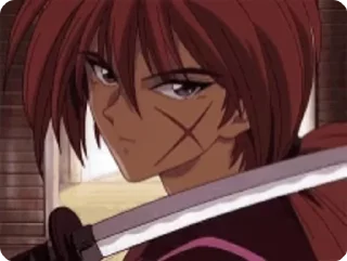 Sticker from Sebastian's Ruroni Kenshin pac
