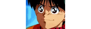 🥹 emoji Sebastian's Yu Yu Hakusho love Telegram sticker 17 of 25