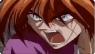 😡 emoji Sebastian's Ruroni Kenshin pac Telegram sticker 7 of 14