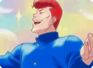 🤩 emoji Sebastian's Yu Yu Hakusho love Telegram sticker 24 of 25