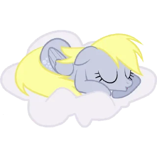 😴 emoji My Little Pony Derpy Telegram sticker 6 of 13