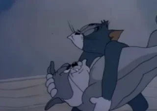 Sticker from @DogSnoobs Tom & Jerry
