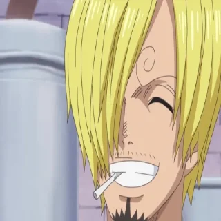 💛 emoji Sanji ↝ @one_pieceAR Telegram sticker 6 of 25