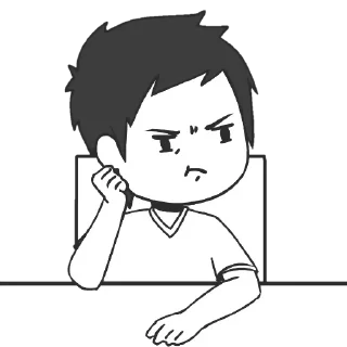 😒 emoji sanji Telegram sticker 13 of 52
