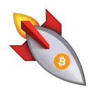 🚀 emoji Bitcoin Telegram sticker 13 of 15