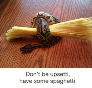 🍝 emoji Sneks Telegram sticker 15 of 120