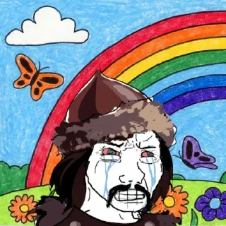😭 emoji Autistic Revelations Telegram sticker 5 of 79