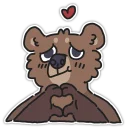 💕 emoji Bears Telegram sticker 20 of 61