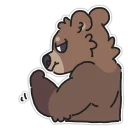 💪 emoji Bears Telegram sticker 19 of 61