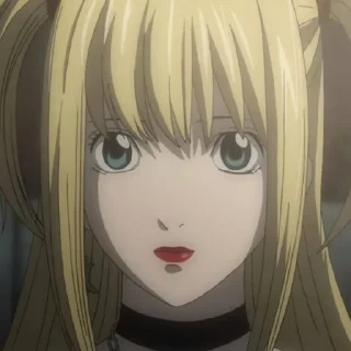 💜 emoji misa amane Telegram sticker 21 of 27