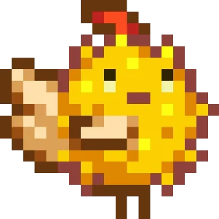 😎 emoji Stardew Valley Puffer Animated Telegram sticker 14 of 19