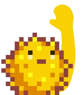 👋 emoji Stardew Valley Puffer Animated Telegram sticker 12 of 19