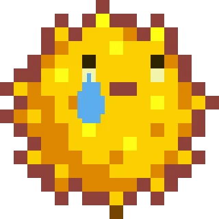 😢 emoji Stardew Valley Puffer Animated Telegram sticker 16 of 19