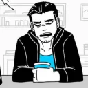 😑 emoji Detroit become human mood :V Telegram sticker 23 of 89