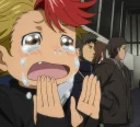 😭 emoji Anime mood Telegram sticker 7 of 119