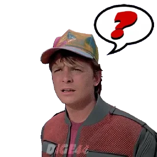 Sticker from BACK TO THE FUTURE @STIKERFORALL