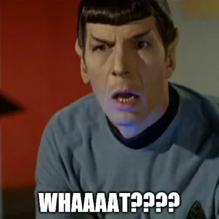 😦 emoji Star Trek Telegram sticker 6 of 107