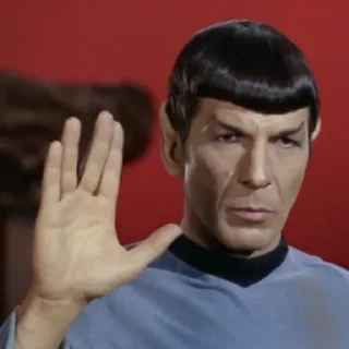 Sticker from Star Trek