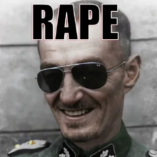 😎 emoji dirlewanger ss Vergewaltigungsabteilung Telegram sticker 11 of 22