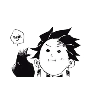 😐 emoji Kimetsu no Yaiba Telegram sticker 16 of 19