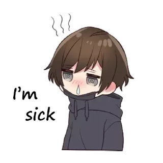 🤕 emoji Menhera-kun Telegram sticker 20 of 119