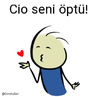 💋 emoji Cio @Qonshubot Telegram sticker 19 of 31