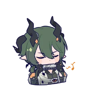 🎶 emoji HI3 adventures Telegram sticker 18 of 120