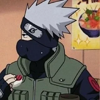 🤤 emoji Kakashi Telegram sticker 6 of 16