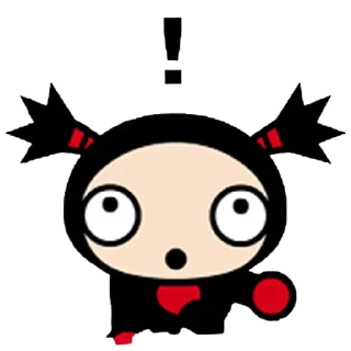 ❗️ emoji pucca Telegram sticker 17 of 28