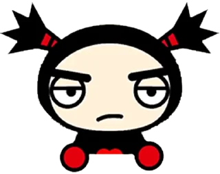 😒 emoji pucca Telegram sticker 6 of 28