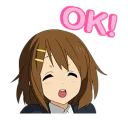 🔹 emoji K-ON Telegram sticker 21 of 40
