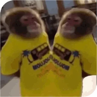 😐 emoji Monkey @stickerowo @goats_meme Telegram sticker 22 of 32