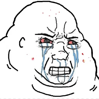 🥴 emoji unusual wojak pack Telegram sticker 20 of 120