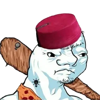 ☹️ emoji unusual wojak pack Telegram sticker 10 of 120